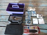    Electric Kit, Drill Bit Kit, Screwdriver Socket Set, Misc Clamps (Unused)