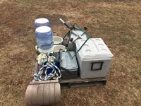    Coolers, Dog Waterers, Mop Pail & Sled