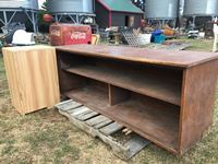   Wood Cabinet & Shelf