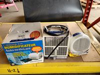    Humidifier, 120v Space Heater & 240v Construction Heater