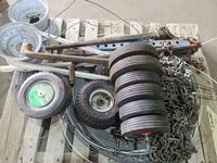    Pallet of Misc Tires, Chains, Etc
