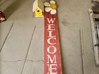    5 Welcome Sign & Bird Cage