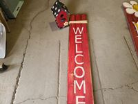    5 Welcome Sign & Bird Cage