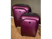    (2) Piece Purple Luggage Set (Hard Case)