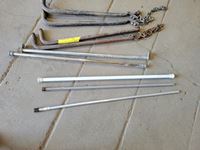    (2) Aluminum Anode Rods, Stabilizer Bars, Hanger Rods