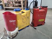    (2) Backpack Sprayers & Cyclone Seeder