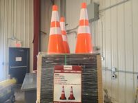    Steelman 250 Piece Traffic Cones (unused)