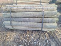   Qty of (35) 6" to 7" x 6 Treated Posts