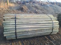    Qty of (150) 2" to 3" x 8 Treated Rails