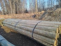    Qty of (35) 6" to 7" x 20 Treated Poles