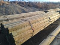    Qty of (35) 6" to 7" x 16 Treated Poles