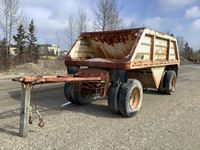 1986 Load Master  Wagon 10 Yard Belly Dump Trailer