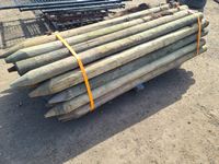    (50) 4-5" 7 FT Fence Posts