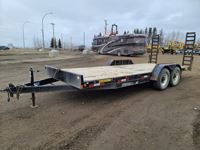 2015 Double A Charger T/A 20 Flat Deck Trailer