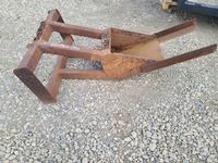    Custom Built Skid Steer Attachment for Cleaning Shop Grate