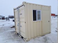    9 Ft Shipping Container With Door & Window
