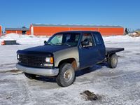 1992 Chevrolet GMT-400 4X4 Extended Cab Deck Truck