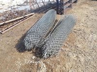    (2) Rolls Of Used 6 Ft Chain Link