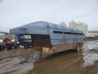 1995 Real Industries  20 Ft T/A Steel Stock Trailer