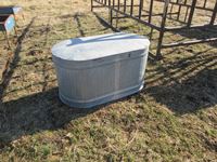    Small Galvanized Watering Tank