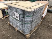    (48) Rolls of Barbed Wire On Pallet (New)