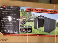    8 FT X 10 FT Metal Shed (New)