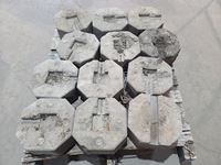   Pallet of Cement Post Bases