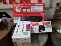  Magnavox  DVD Player & 4 Head VCR, Huawei 4G LTE Smart Hub,& Philips Enhanced Digital Performance