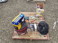    Pallet of Misc Sand Blasting, Painting, & Air Tools