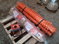    (2) Rolls Of 4 ft High Plastic Mesh (Warning Barrier) & Cord Reel