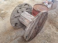    Large Wooden Spool & Drum