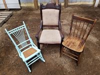    (3) Antique Chairs