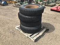    (4) 9.00-26 Tires W/ Steel Rims