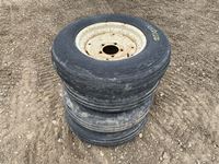    (4) 6.70-15 Tires W/ Steel Rims