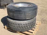    (2) Michelin 425/65R22.5 Tires W/ Alcoa Aluminum Rims