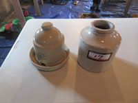   Ceramic Chicken Waterer & Jar