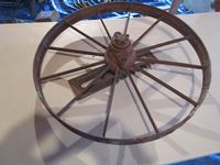    Small Steel Wagon Wheel