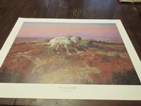    Lone Wolf Print C M Russell