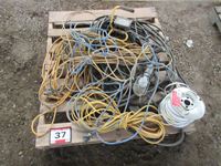    Extension Cords, Roll of 14-2 Wire, Trouble Lights
