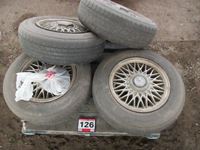    (4) 25th Addition Cougar Tires & Rims
