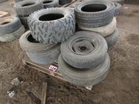   Pallet of Miscellaneous Tires with Rims