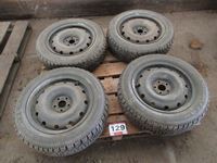    (4) 205/55R16 Winter Tires & Rims