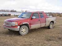 2001 GMC 1500 4X4 Extended Cab Pickup