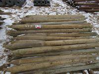    (115±) 3-4" Treated Fence Posts
