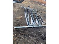    (2) 8 Ft Galvanized Gates with Posts