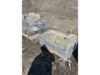    4 Pallets of Misc Concrete Wall Bricks