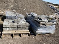    5 Pallets of Assorted Concrete Wall Bricks