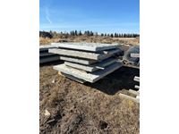    (6) Various Lengths of Precast Sound Barrier Wall Panels