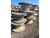    (5) Wooden Cable Spools
