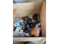   Box of Assorted RV Plugs and Lights